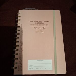 Standard Issue Agenda with Elastic Band